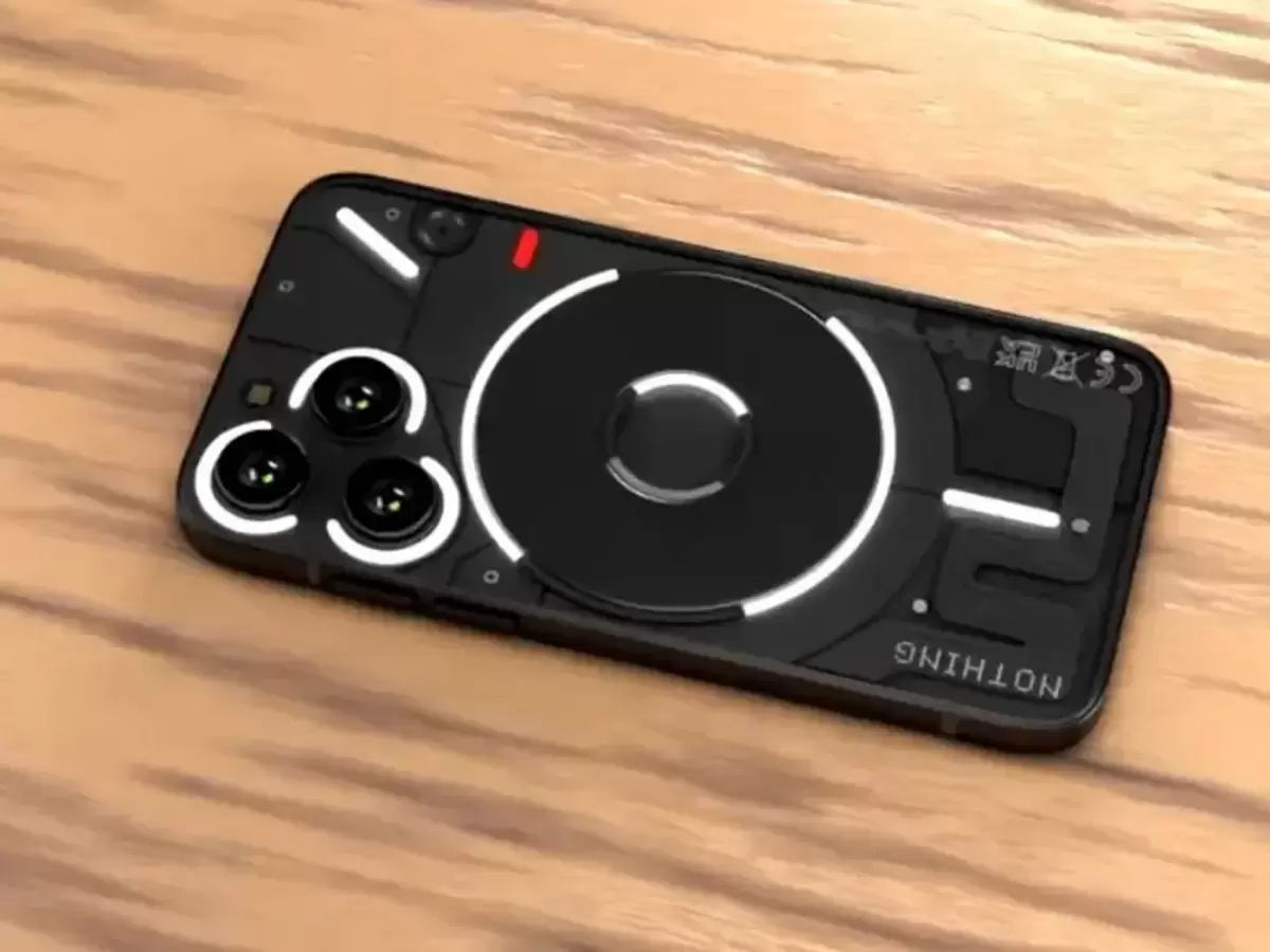 "Front and back view of Nothing Phone 3 showing AMOLED display and LED notification lights" nothing phone 3 price